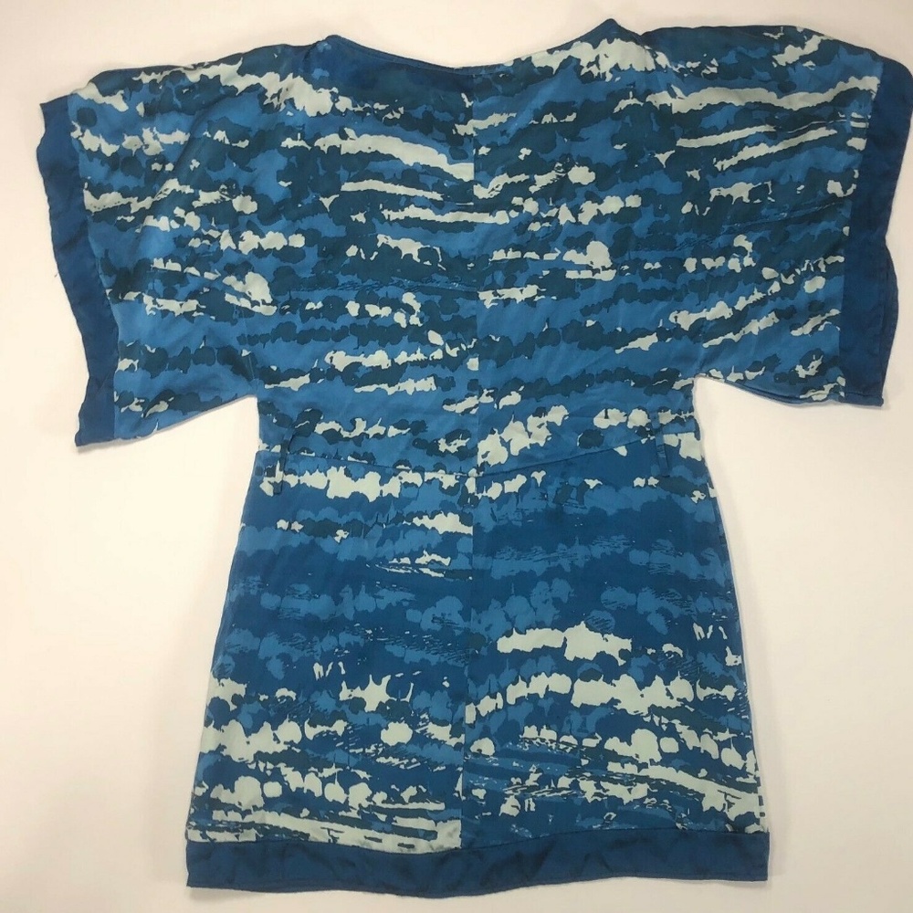 Hanii Y Womens Blue Loose Sleeve Blouse Size 38 - Picture 3 of 6